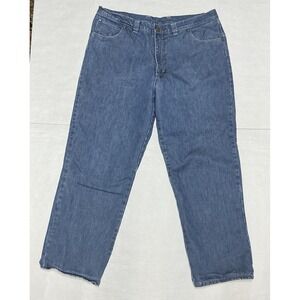 Woolwich Blue Denim Men's Flannel Lined Jeans 38x30 (38x29 Actual)